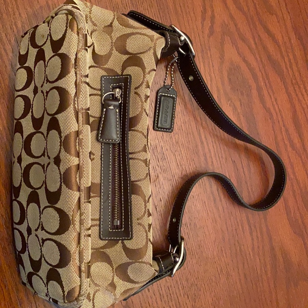 Small dark brown purse